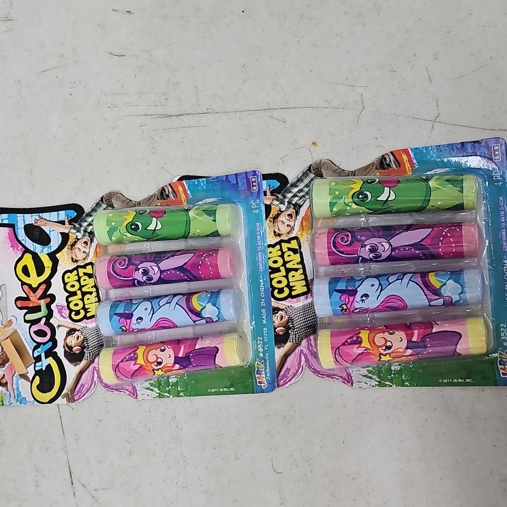 Ja-Ru Color Wraps Sidewalk Chalk For Girls 👧